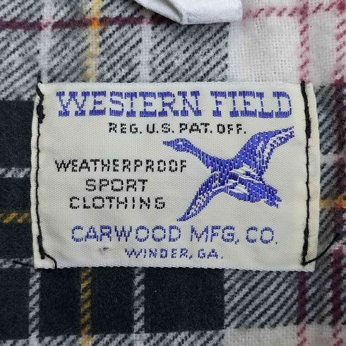 WESTERN FIELD   コットンポリ 長袖チェックシャツ メンズ import:XL
